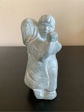 Rare Isabel Bloom Signed Dancing Couple 6” Sculpture Figurine 2002 Stone
